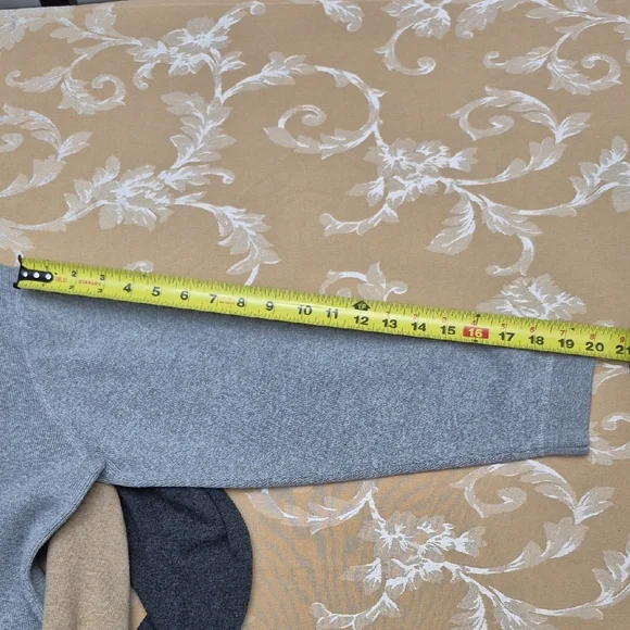 Eddie Bauer/Club Room Men's Crewneck Sweater Trio - Gray, Dark Gray, Tan - Picture 9 of 9